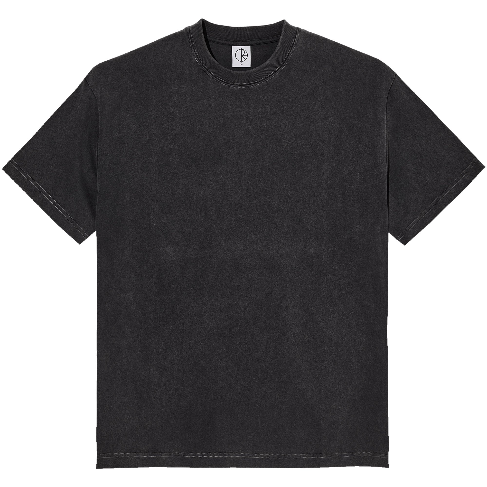 Polar Skate Co Stroke Logo Contrast Tee Silver Black/Black