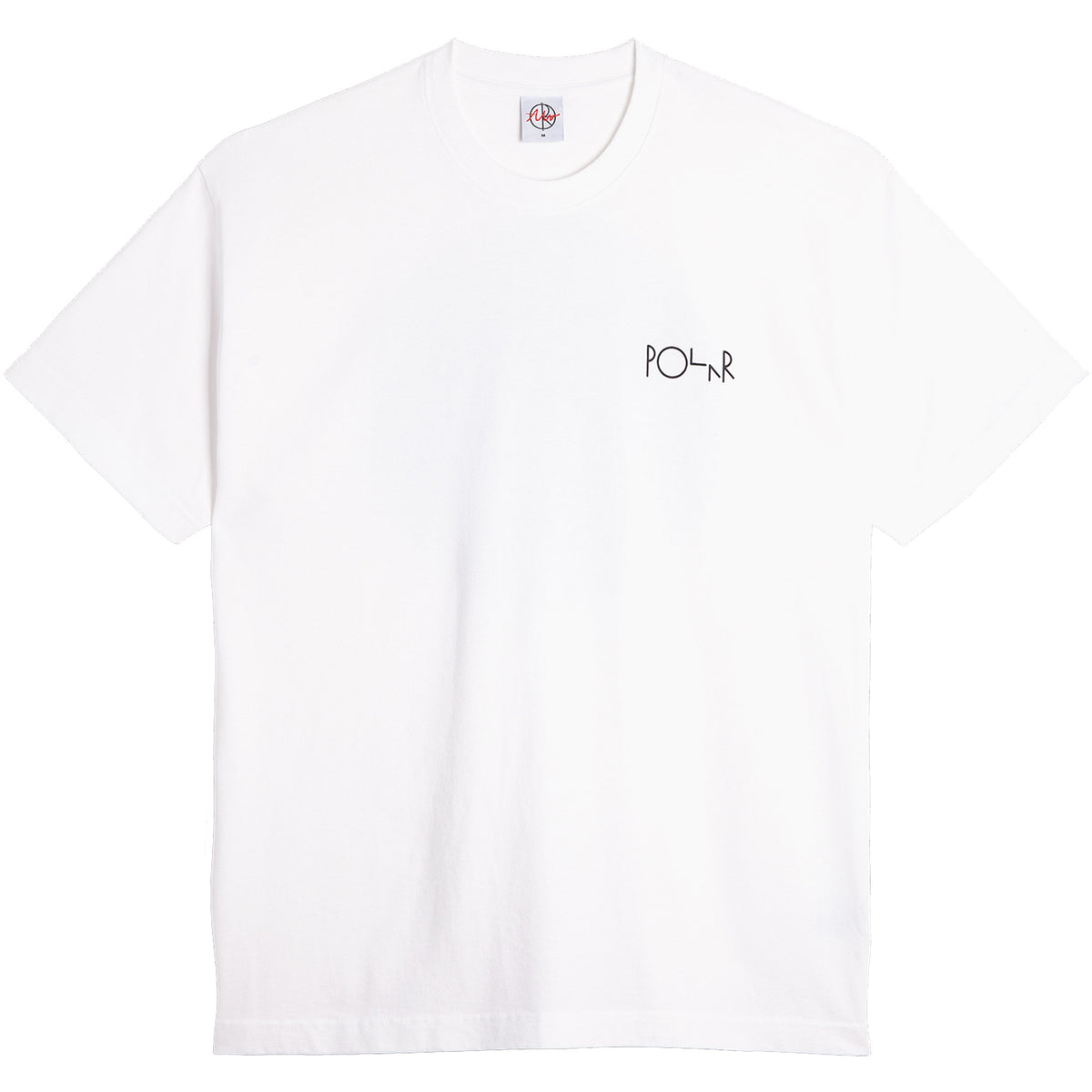 Polar Skate Co Klez Crossing Fill Logo Tee White