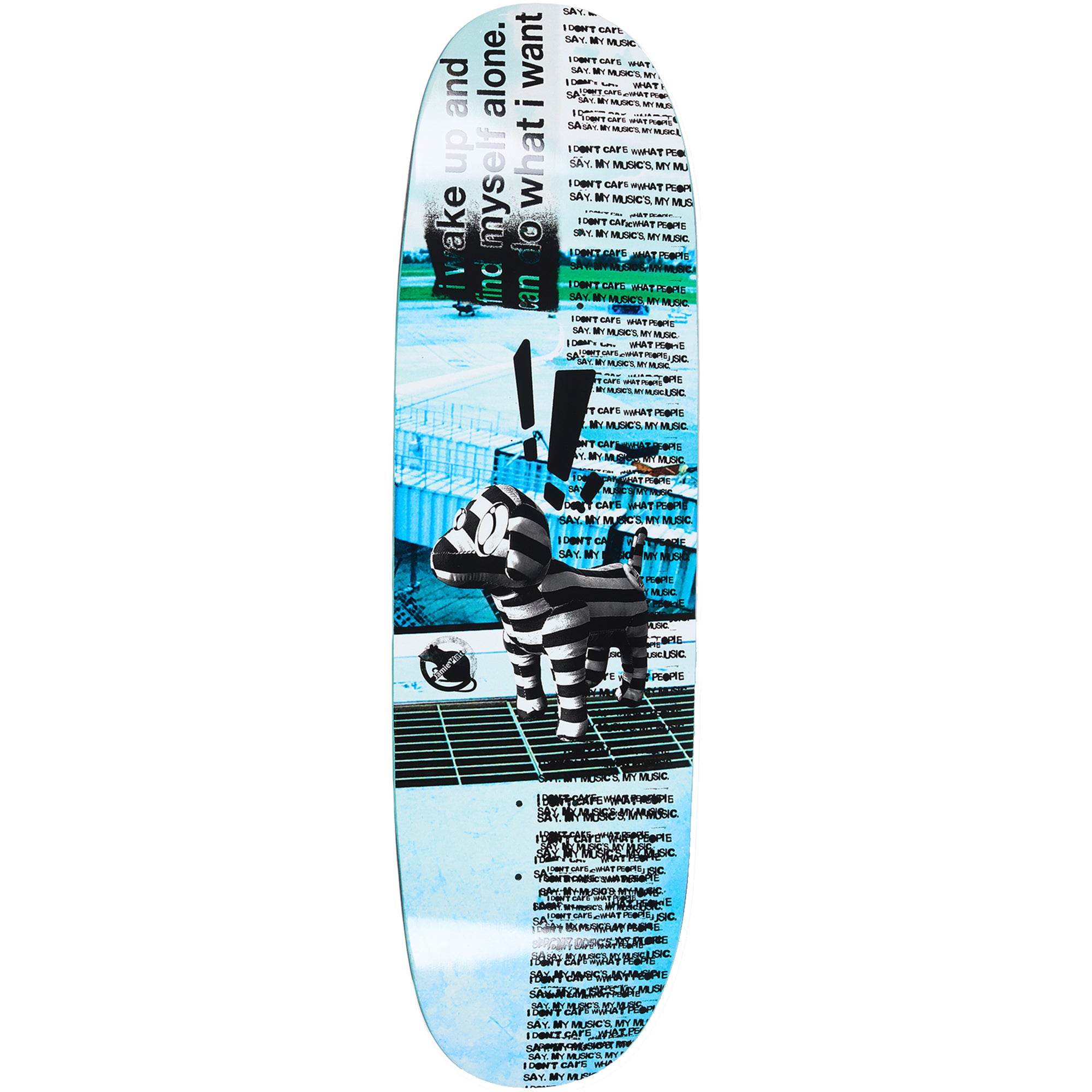 Polar Skate Co Jamie Platt My Music Eyeball Shape Skateboard Deck 8.85"