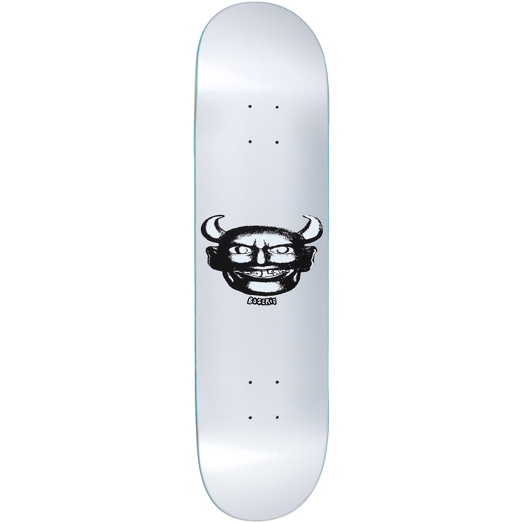 Polar Skate Co Nick Boserio Silver Devil Short Skateboard Deck 8.5"