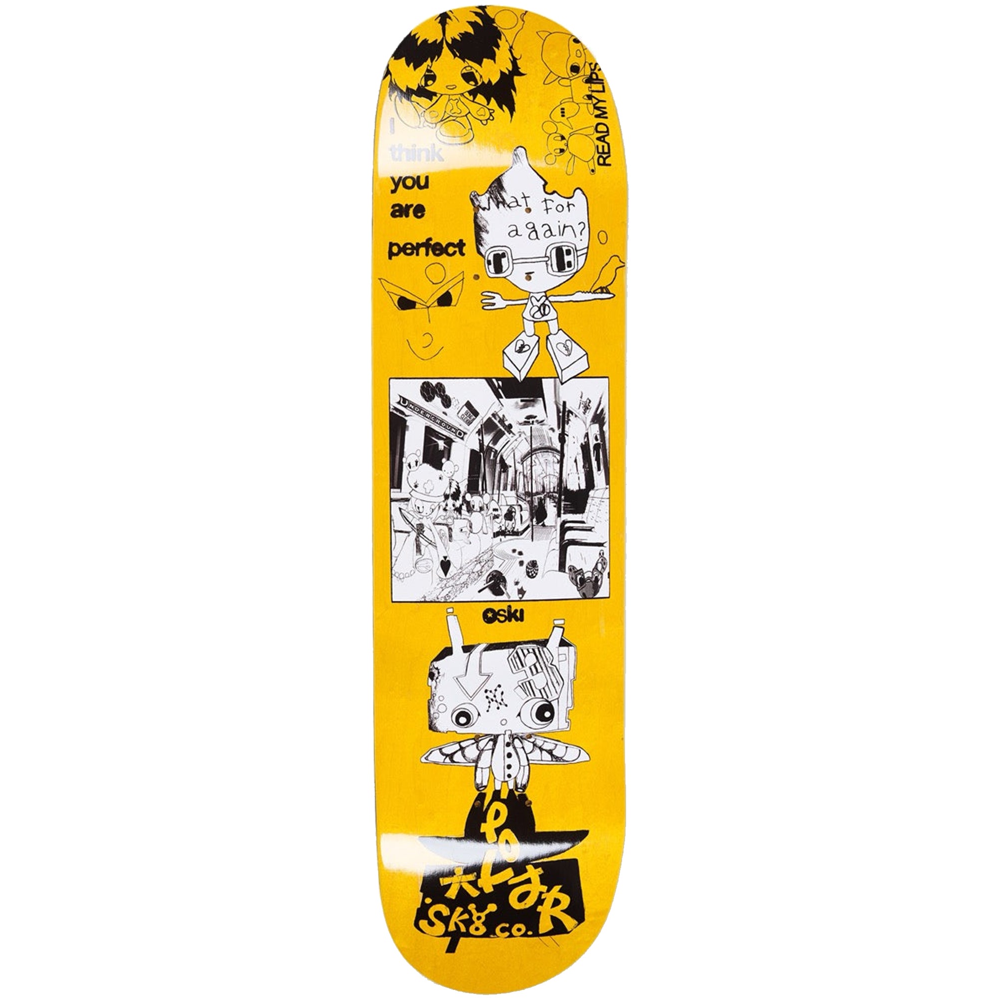 Polar Skate Co Oskar Rozenberg I Think You Perfect Skateboard Deck 8"
