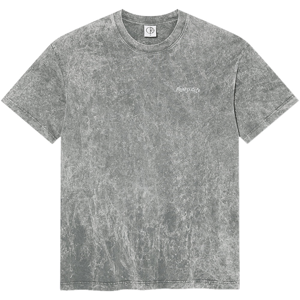 Polar Skate Co Surf Logo Acid Tee Grey