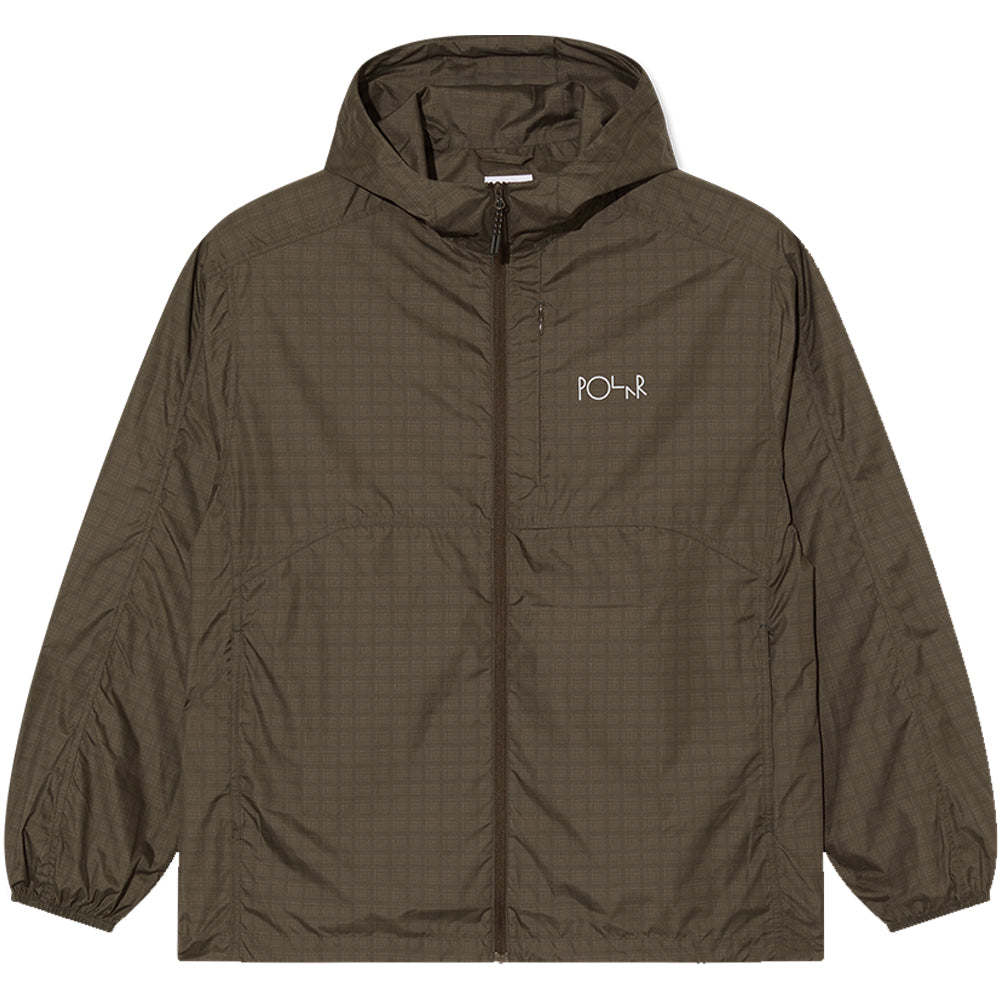 Polar Skate Co Chase Shell Jacket Dove Brown