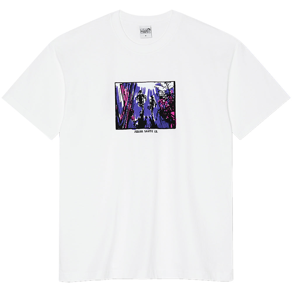 Polar Skate Co Running Tee White