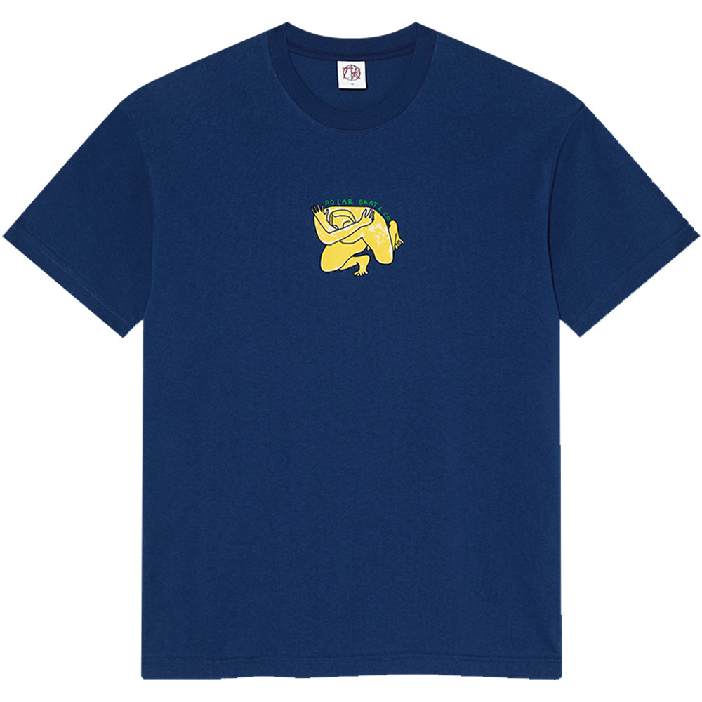 Polar Skate Co Shy Bow Tee Deep Royal Blue