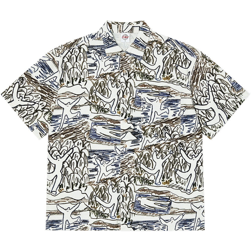 Polar Skate Co Tom Shirt Beach Day Off White