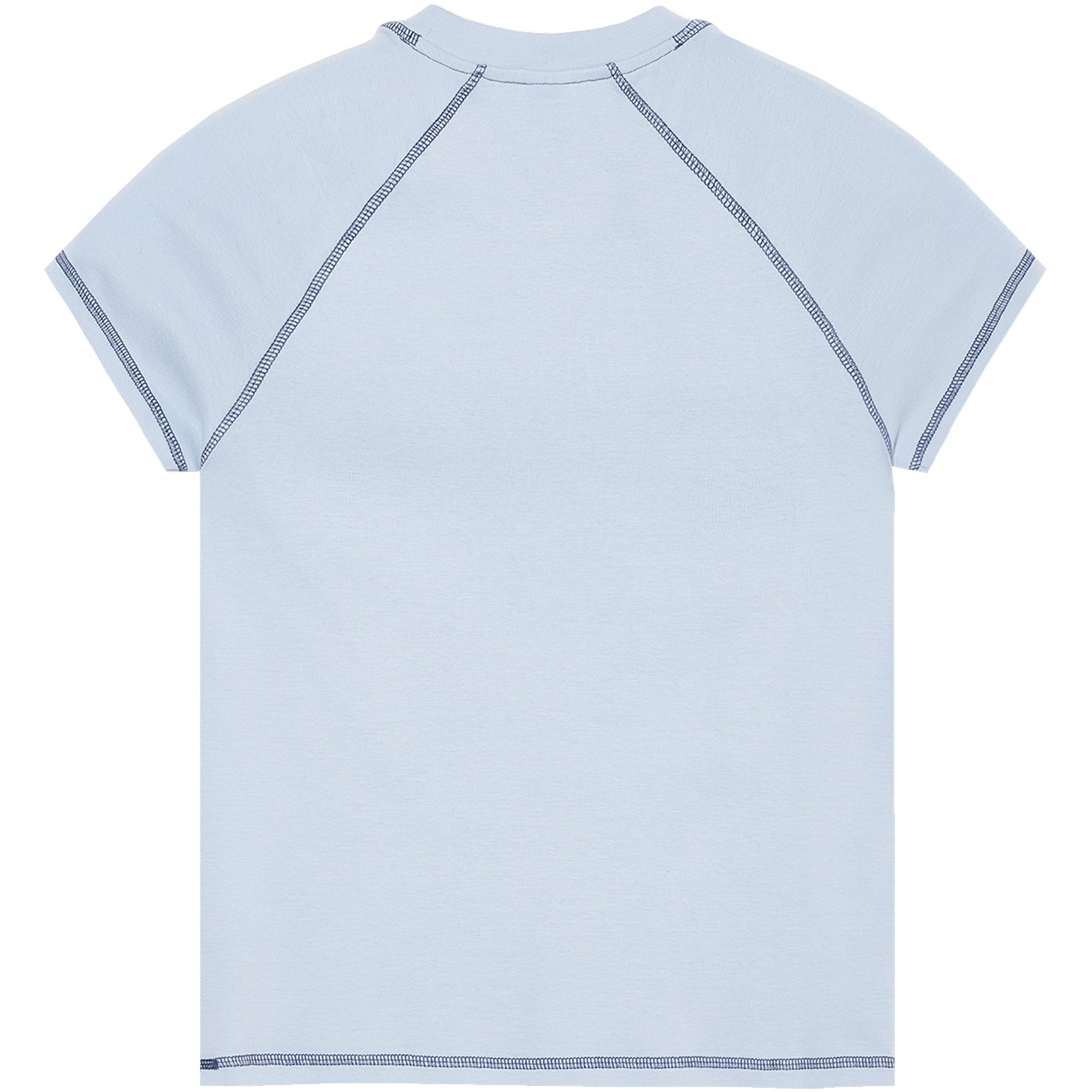 Polar Skate Co Script Logo Baby Tee Light Blue/Dark Blue