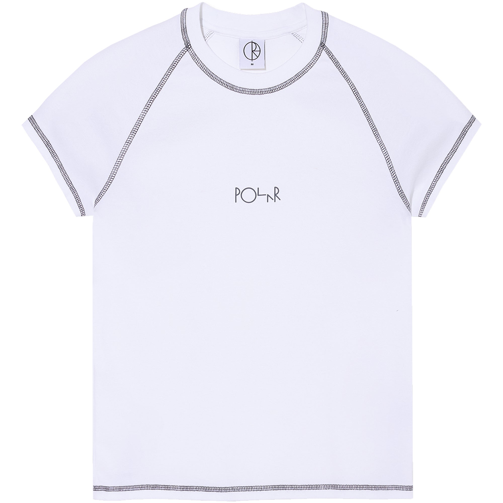 Polar Skate Co Script Logo Baby Tee White/Graphite