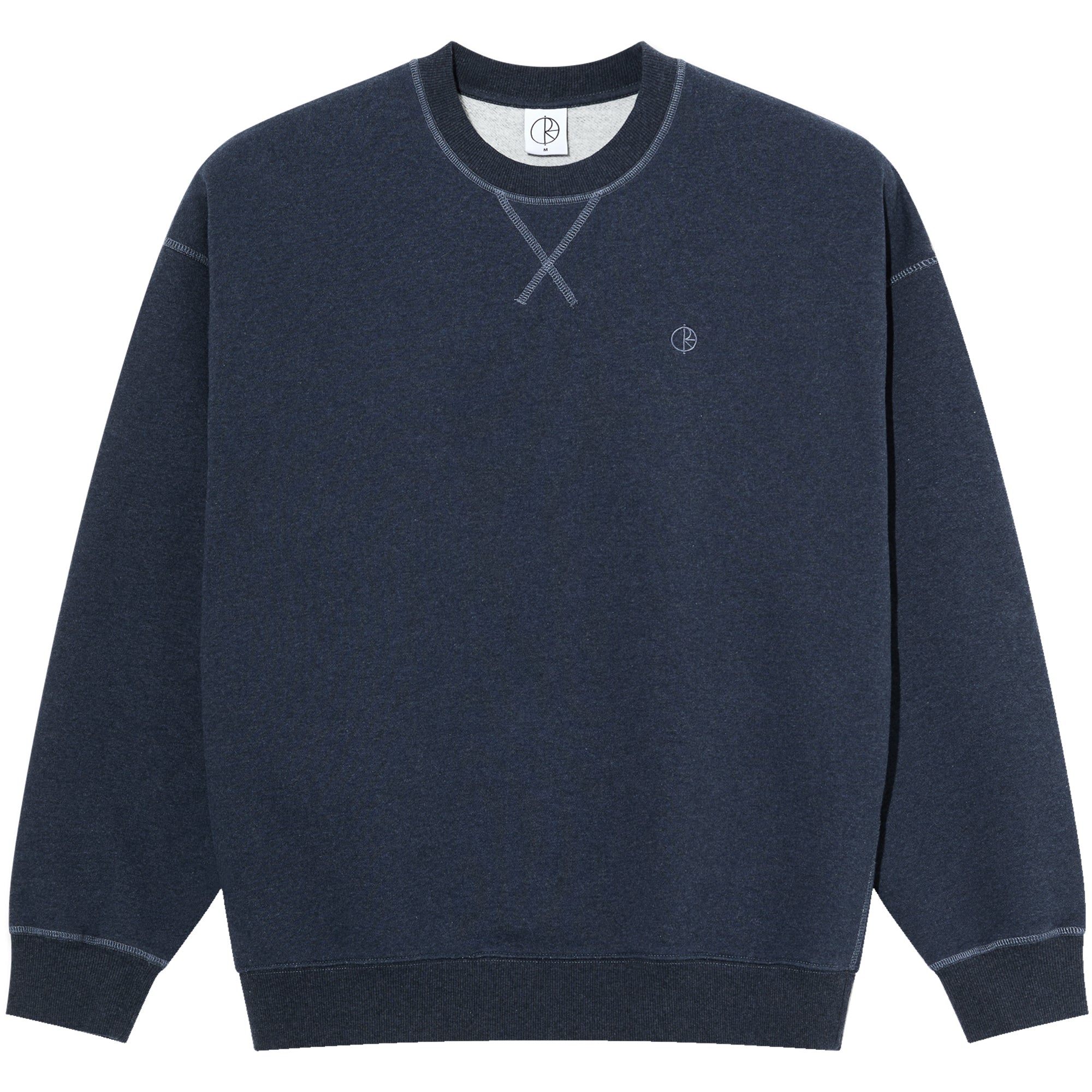 Polar Skate Co Frankie Crewneck Navy Melange