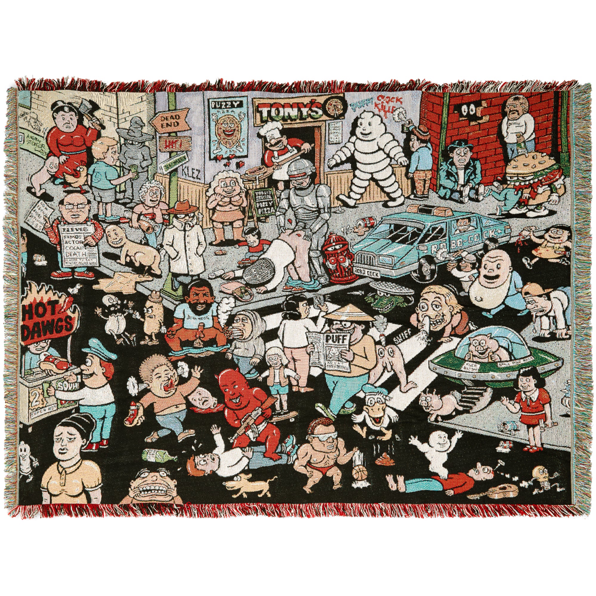 Polar Skate Co Street Corner Throw Blanket