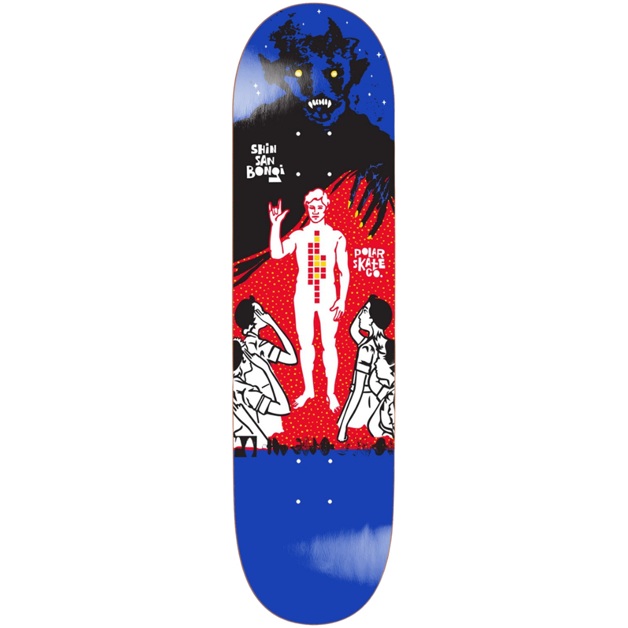 Polar Skate Co Shin Sanbongi Fanzilla Short Skateboard Deck 8.125"