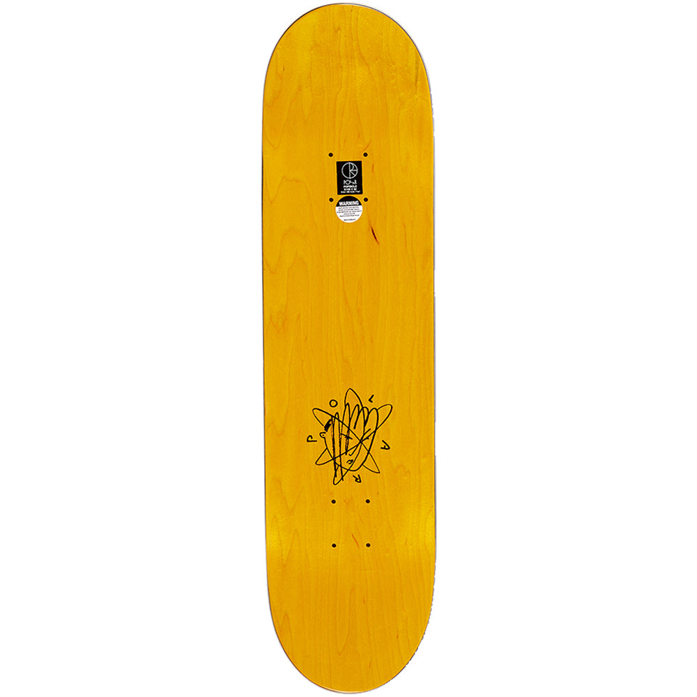 Polar Skate Co Roman Gonzalez Stay In Motion Blue Skateboard Deck 8.125"