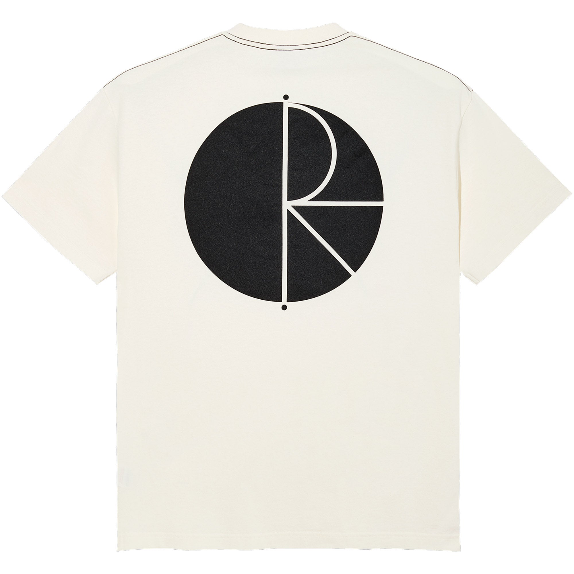 Polar Skate Co Fill Logo Contrast Tee Ivory/Black