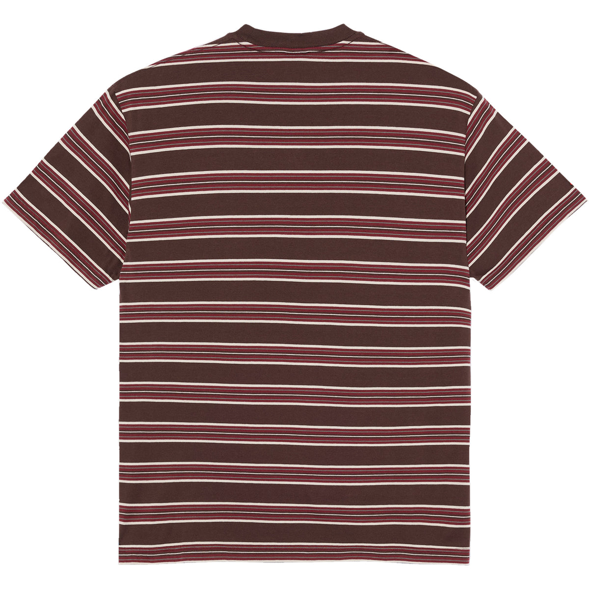 Polar Skate Co Stripe Tee Brown/Red