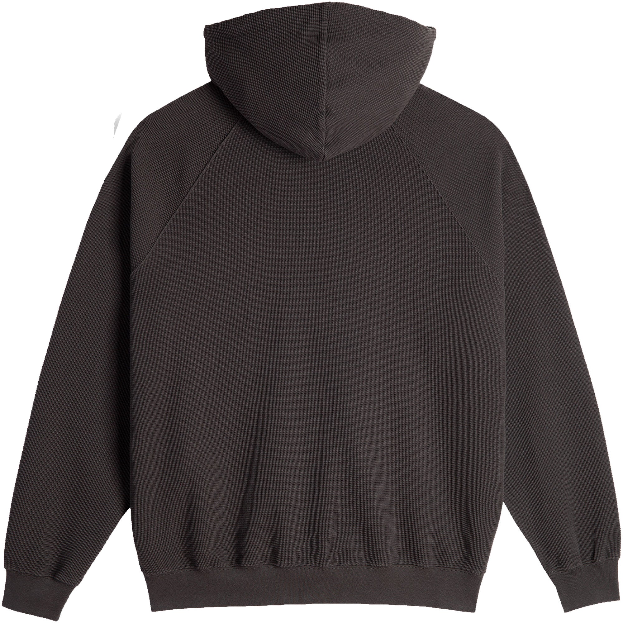 Polar Skate Co Waffle Zip Hoodie Dirty Black