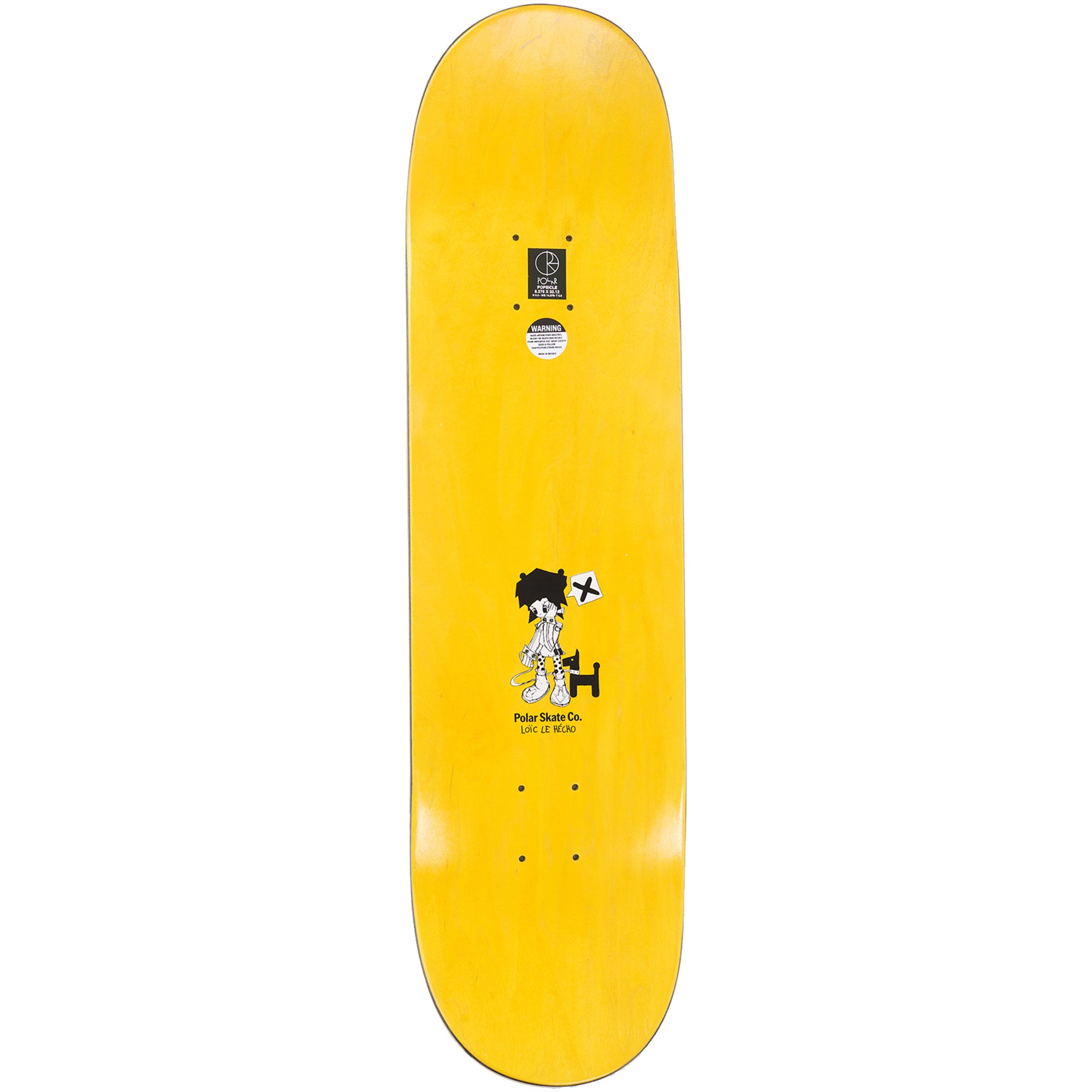 Polar Skate Co Aaron Herrington Fear Eats The Soul Skateboard Deck 8.125"