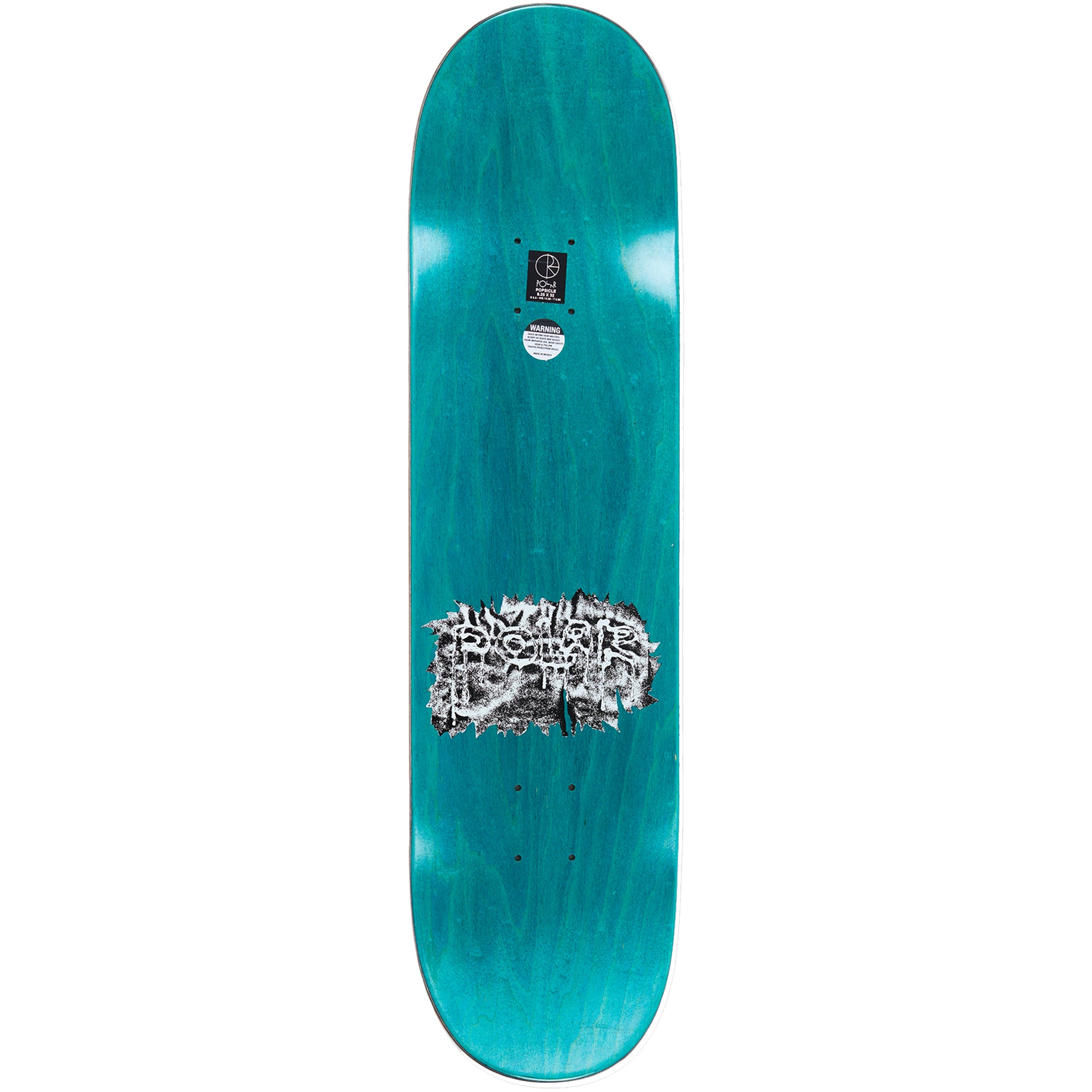 Polar Skate Co Nick Boserio Silver Devil Short Skateboard Deck 8.5"