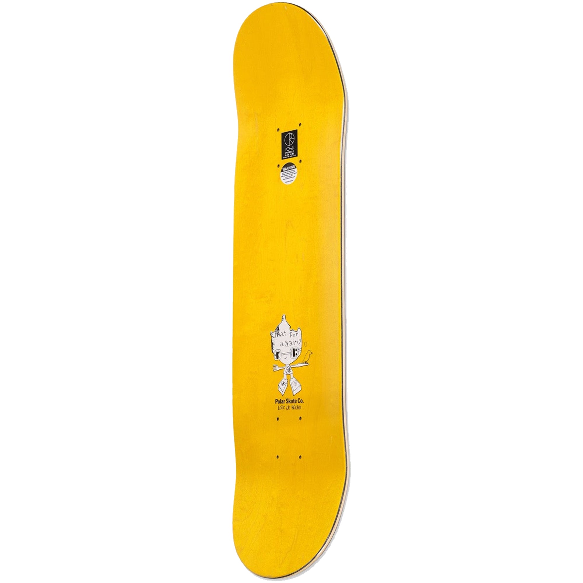 Polar Skate Co Oskar Rozenberg I Think You Perfect Skateboard Deck 8"