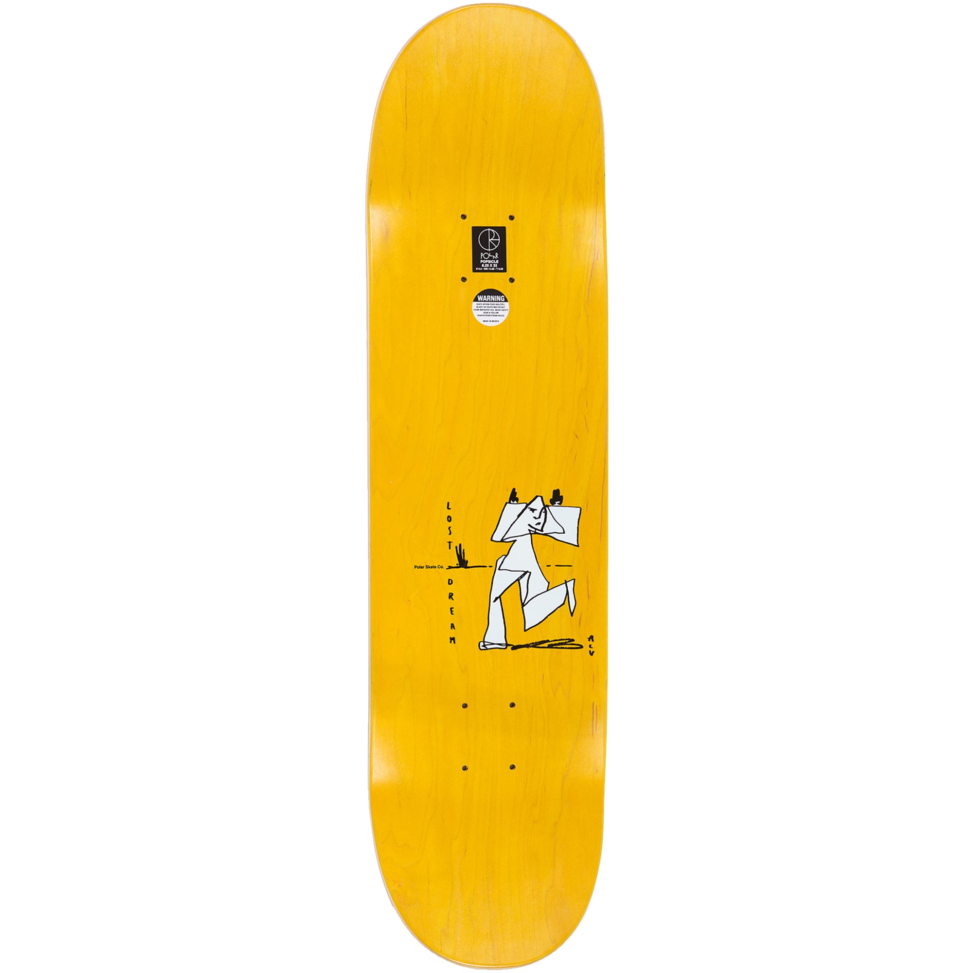 Polar Skate Co Alv Freedom Skateboard Deck 8.25"