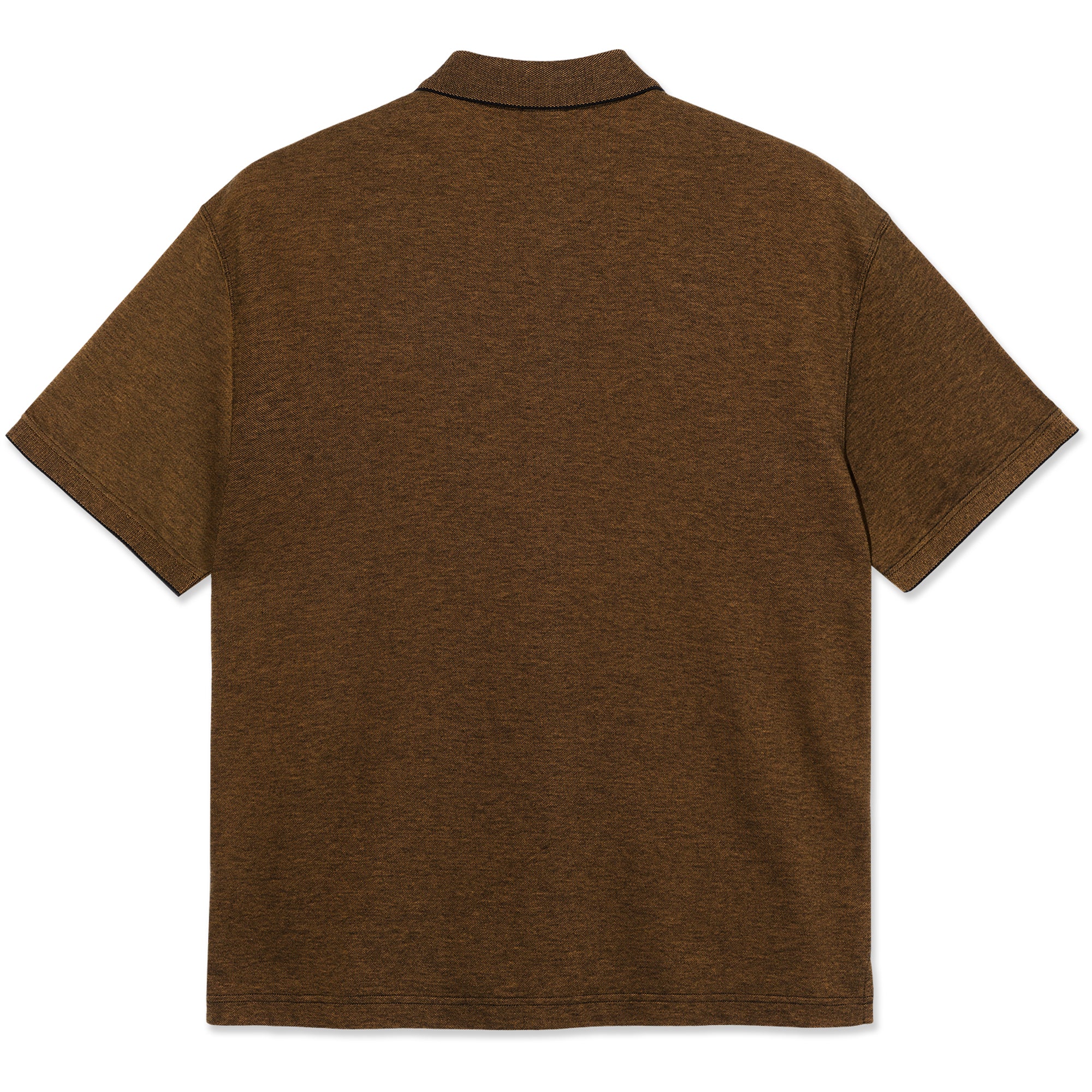 Polar Skate Co Surf Polo Shirt Pique Black/Caramel