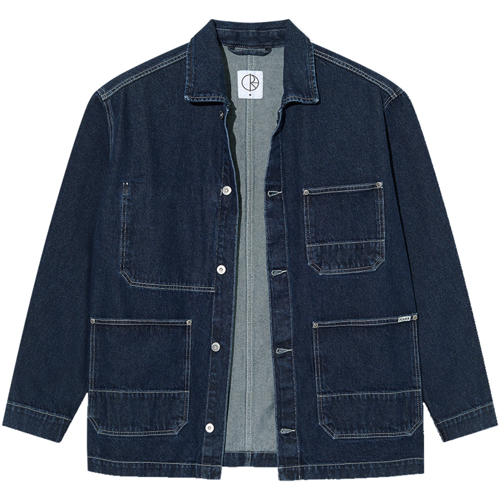Polar Skate Co Ezra Jacket Denim Indigo