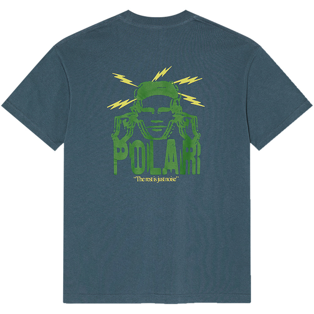 Polar Skate Co Noise Tee Grey Blue
