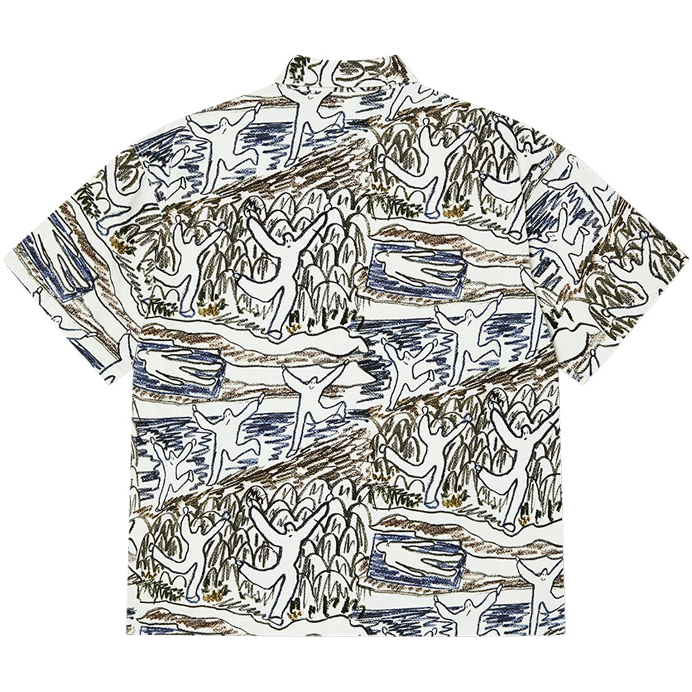 Polar Skate Co Tom Shirt Beach Day Off White