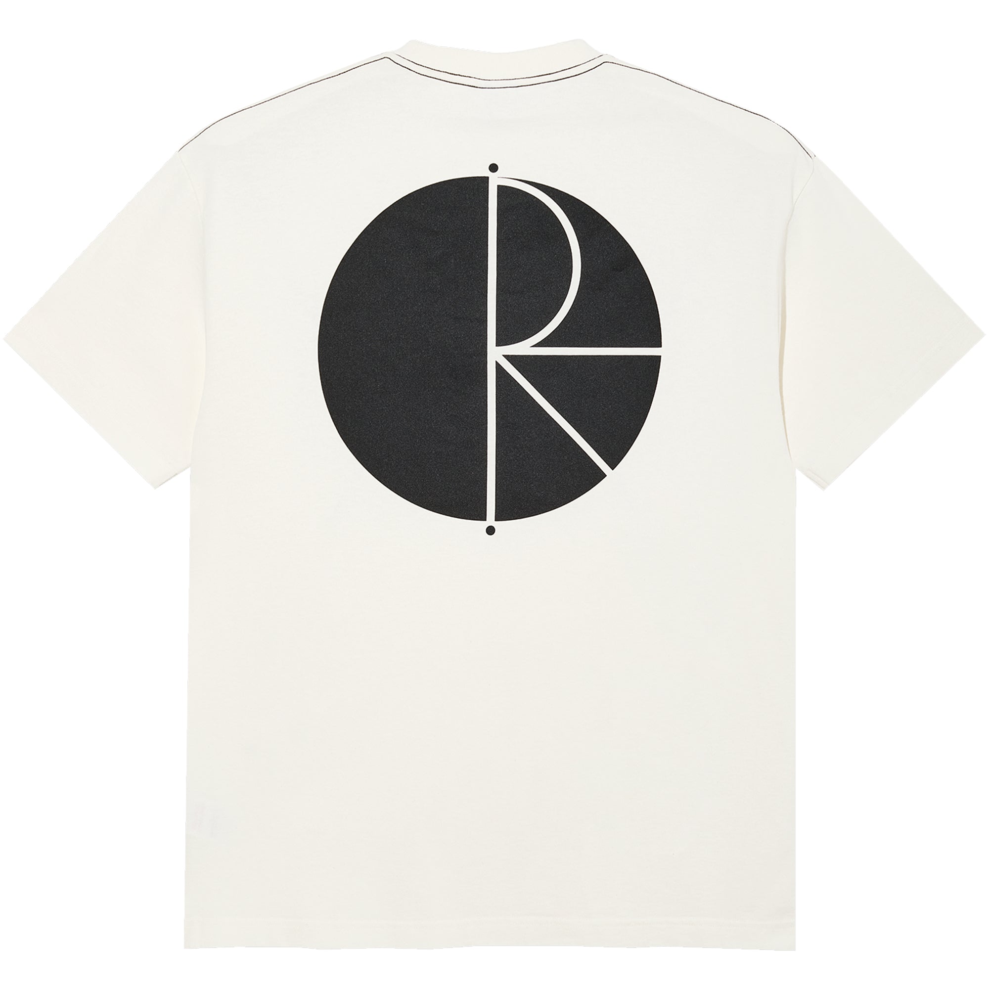 Polar Skate Co Fill Logo Contrast Tee Ivory/Black