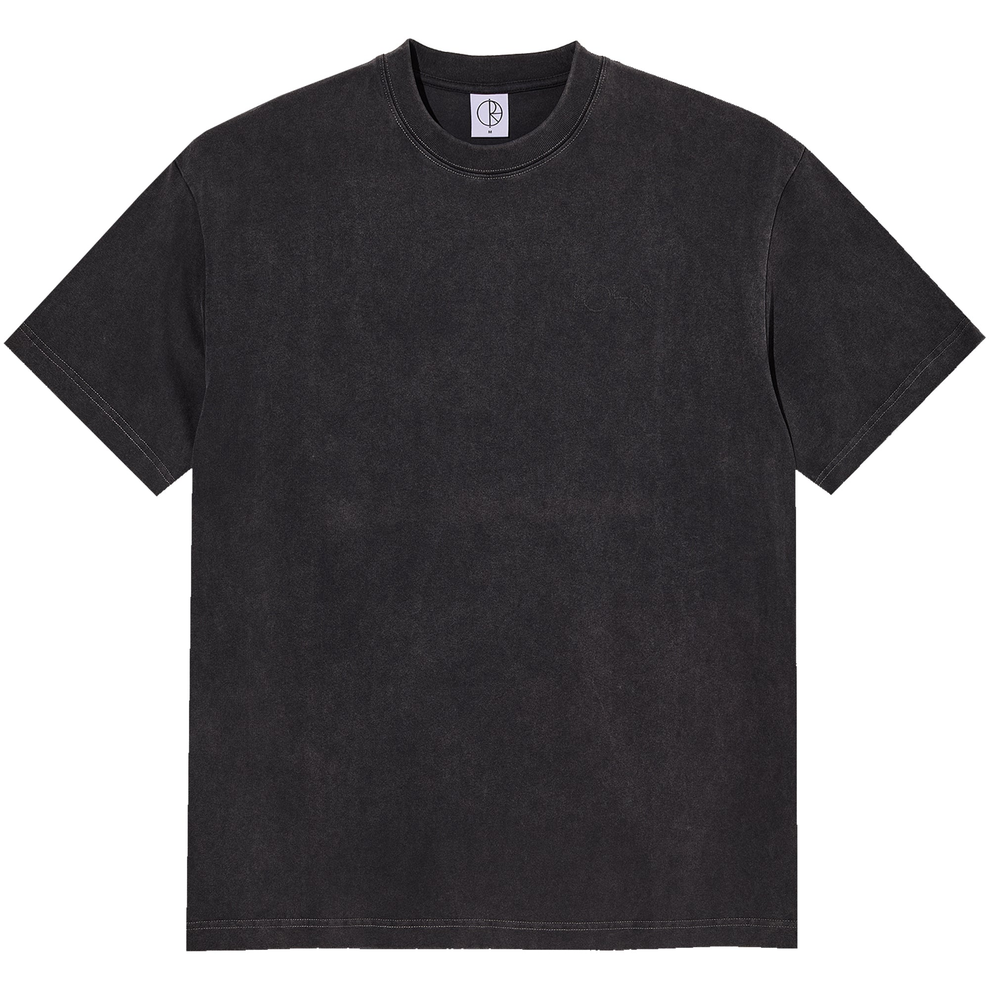 Polar Skate Co Stroke Logo Contrast Tee Silver Black/Black