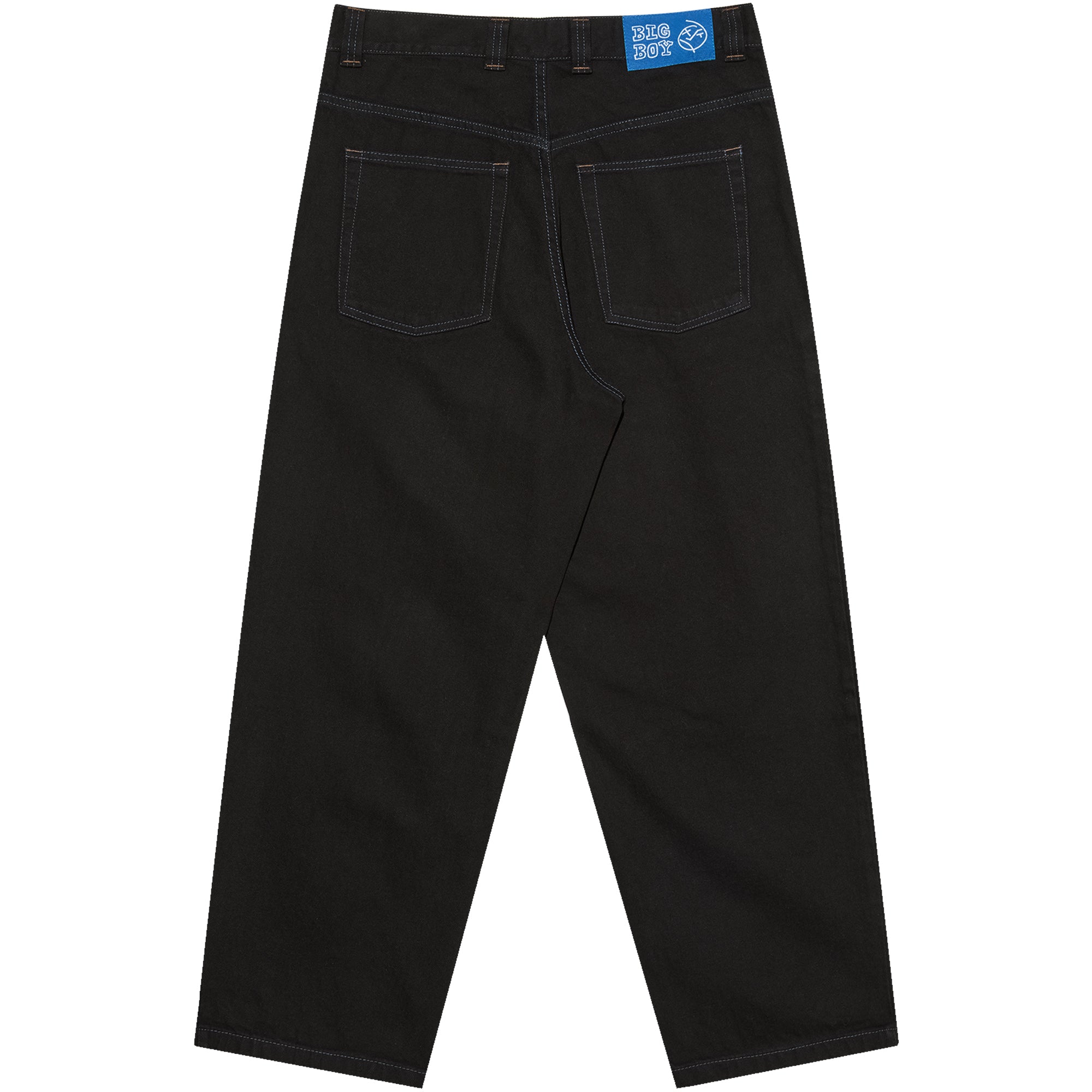 Polar Skate Co Big Boy Pants Black/Blue Stitching