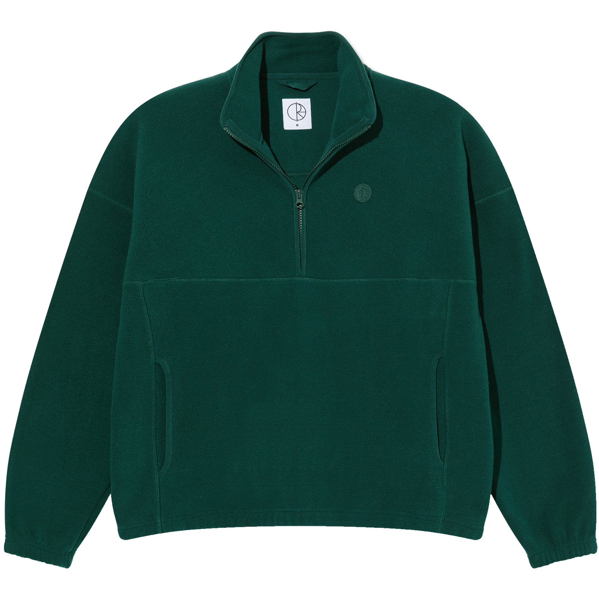Polar Skate Co Ivan Half Zip Sweatshirt Dark Emerald