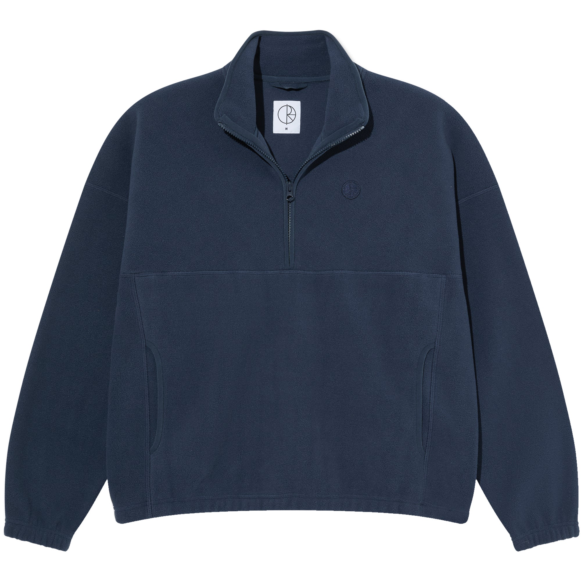 Polar Skate Co Ivan Half Zip Sweatshirt Grey Blue