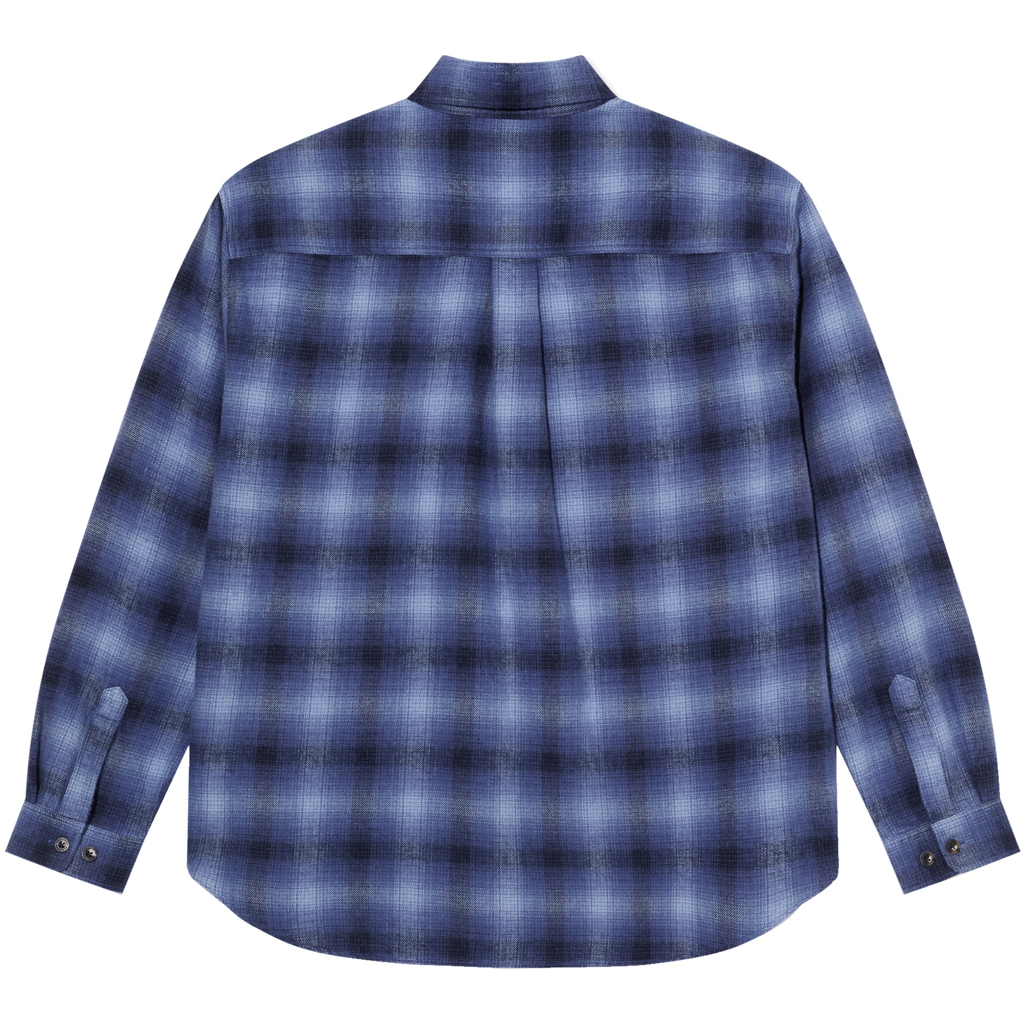Polar Skate Co Mitchell LS Shirt Shadow Check Blue