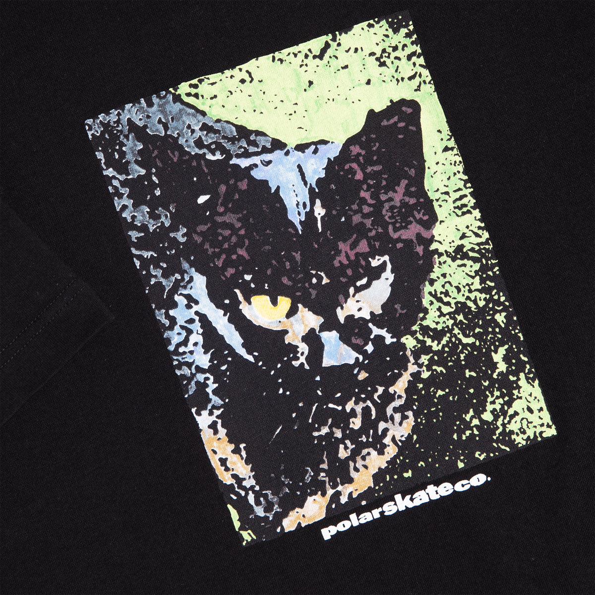 Polar Skate Co Cat Tee Black