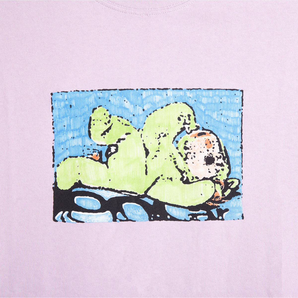 Polar Skate Co Lazy Bunny Tee Orchid