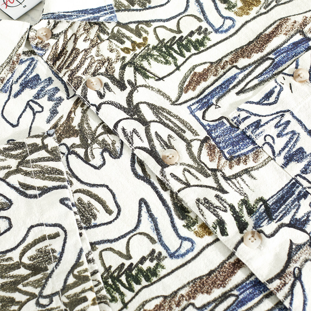 Polar Skate Co Tom Shirt Beach Day Off White