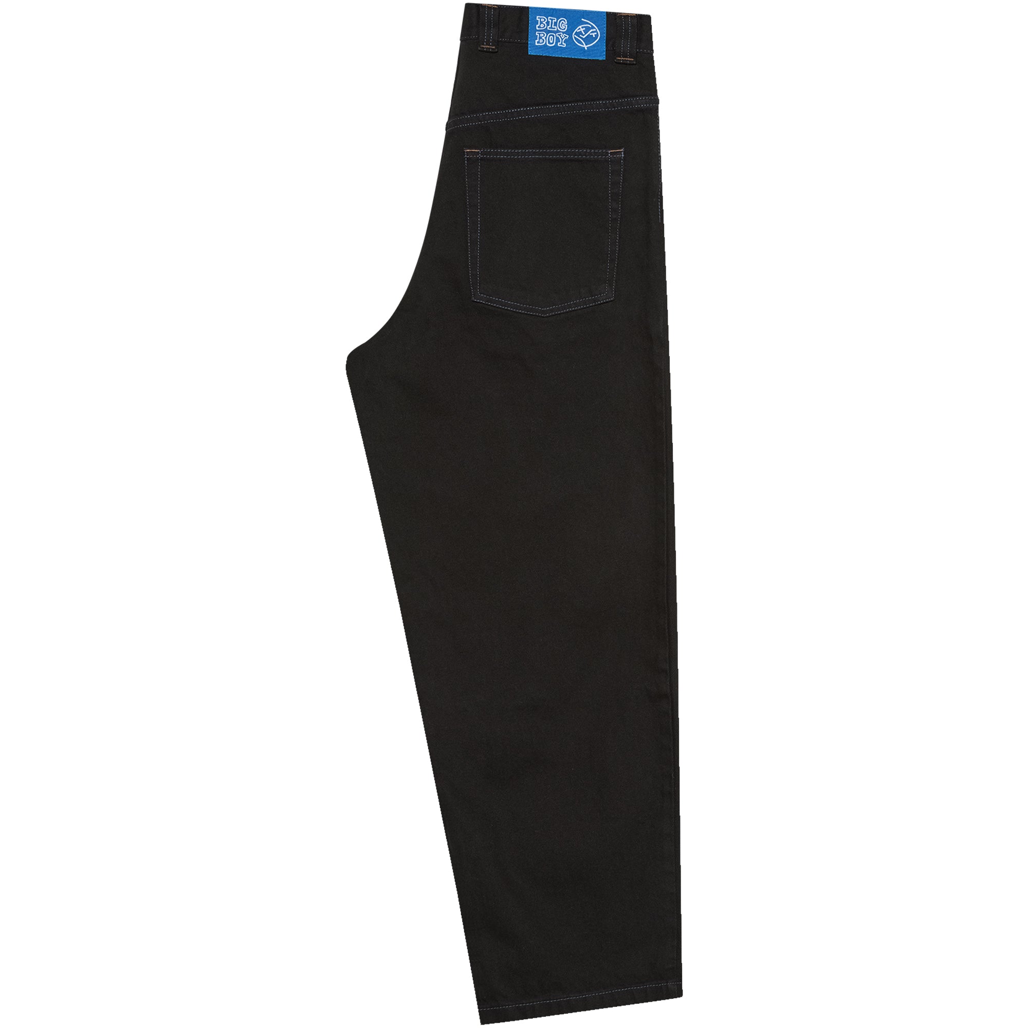 Polar Skate Co Big Boy Pants Black/Blue Stitching