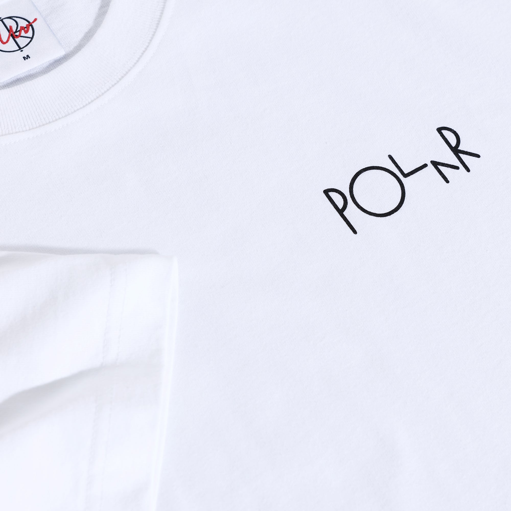 Polar Skate Co Happy Sad Fill Logo Tee White