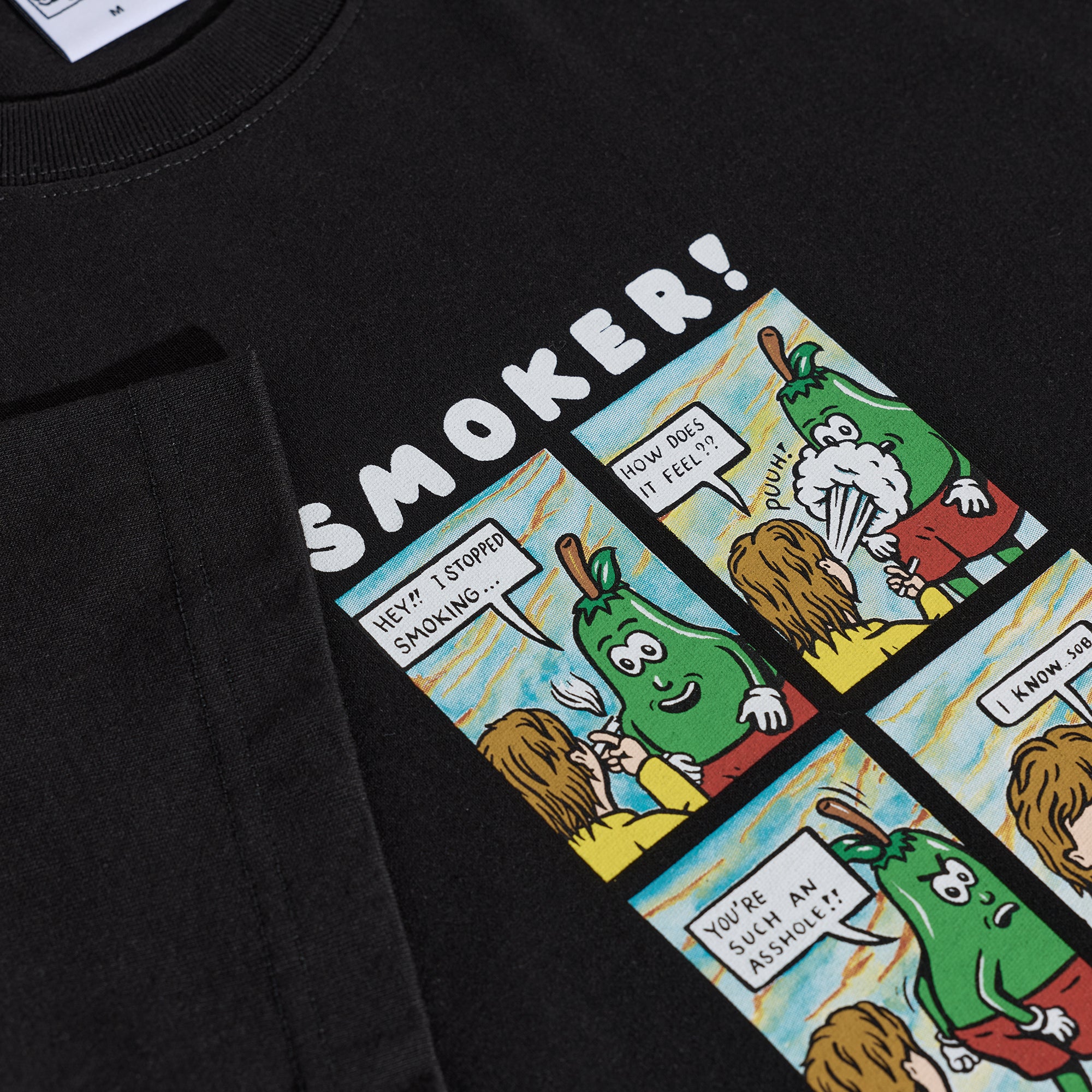 Polar Skate Co Smoker! Tee Black