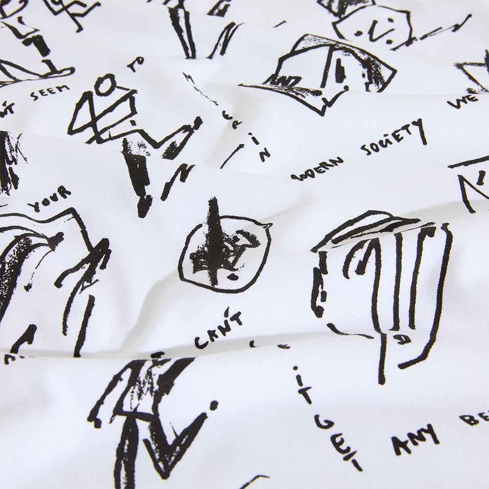 Polar Skate Co Sad At Times Tee White