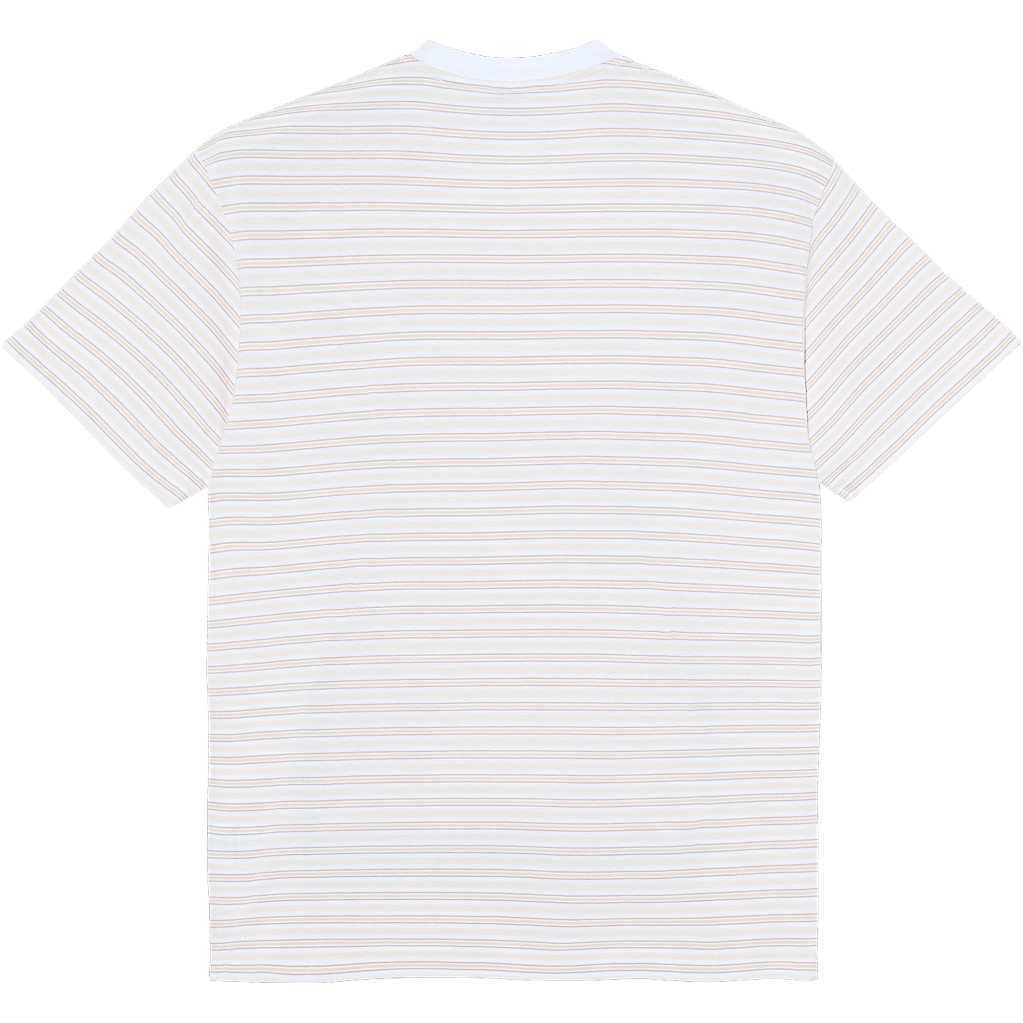 Polar Skate Co Stripe Tee White/Taupe