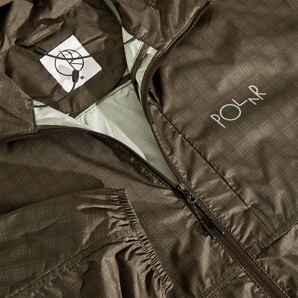 Polar Skate Co Chase Shell Jacket Dove Brown