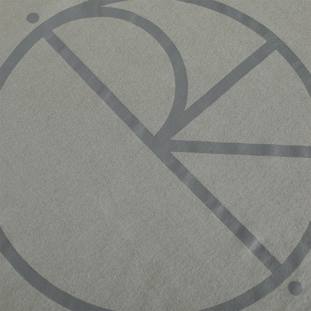 Polar Skate Co Stroke Logo Contrast Tee Grey