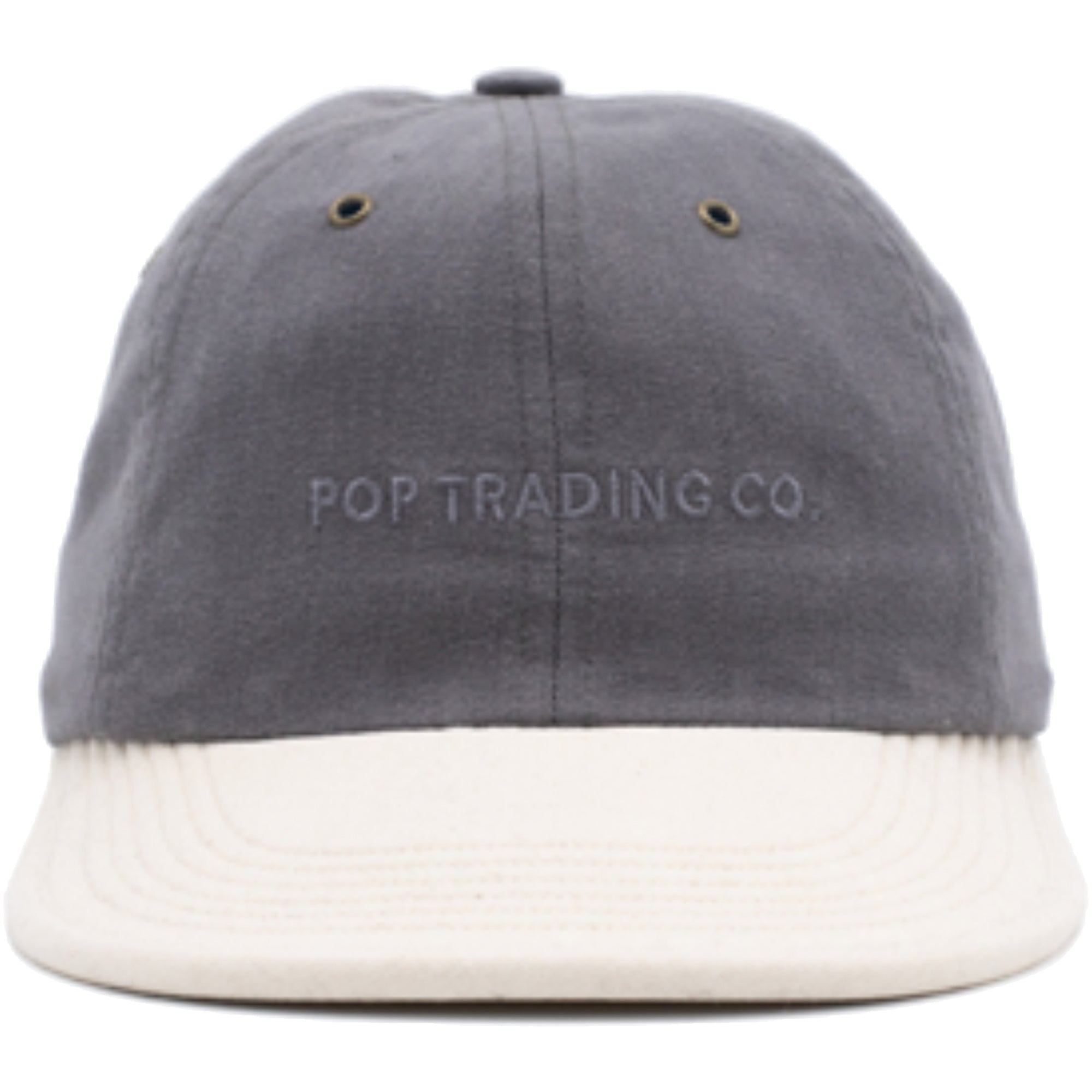 Pop Trading Company 2 Tone Flexfoam Hat Charcoal/Off White
