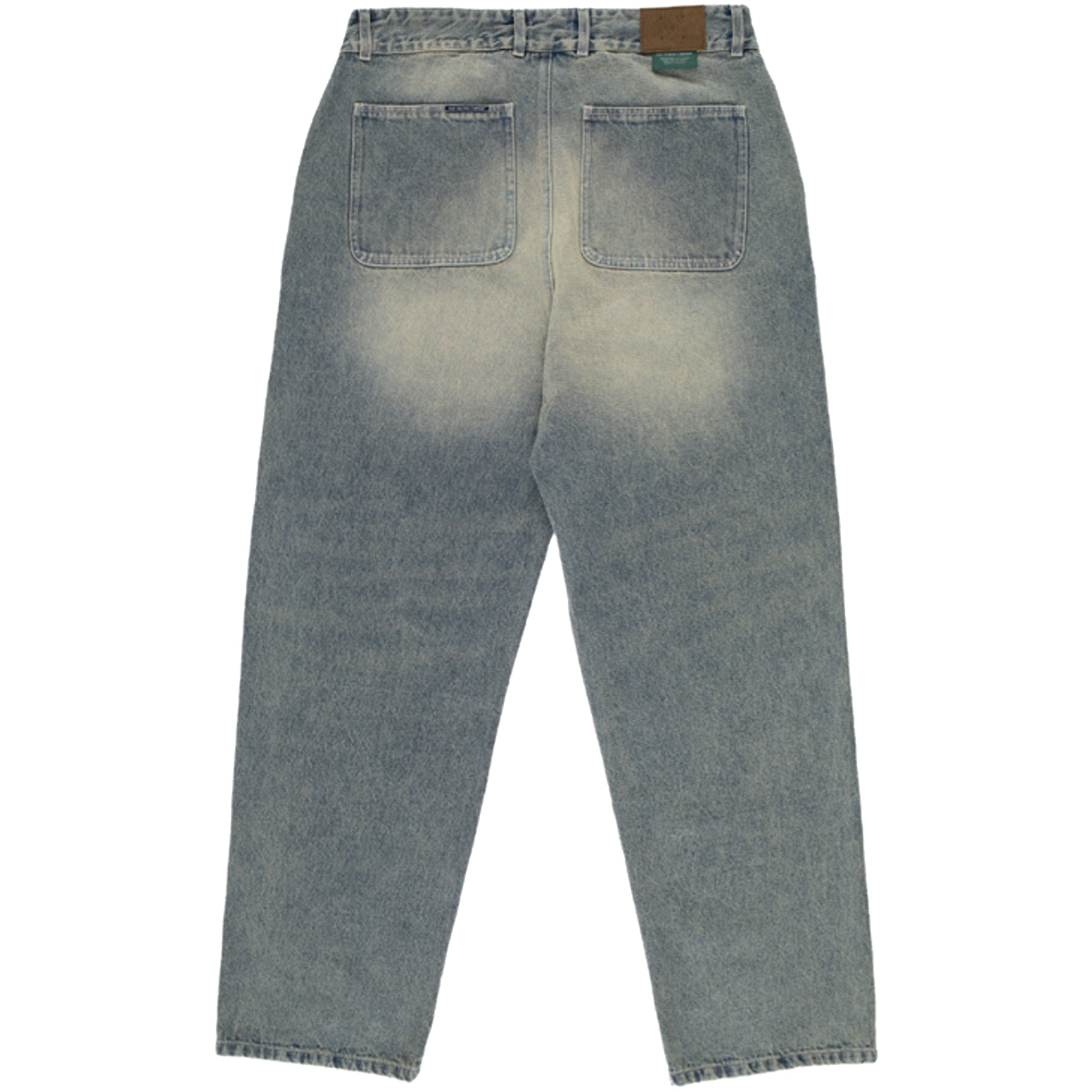 Pop Trading Company Beattie Denim Pants Washed Denim