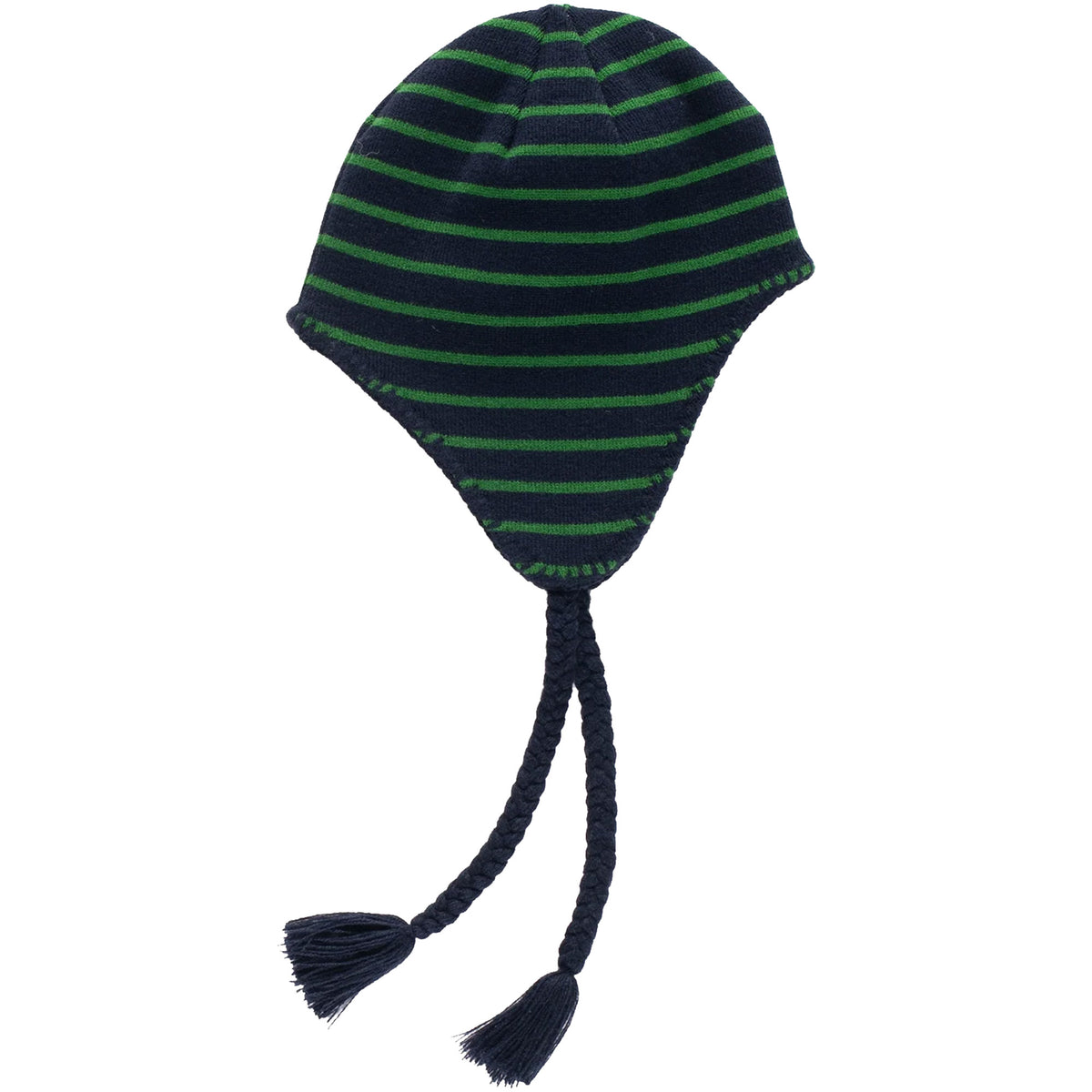 Pop Trading Company Reversible Earflap Beanie Navy/Juniper