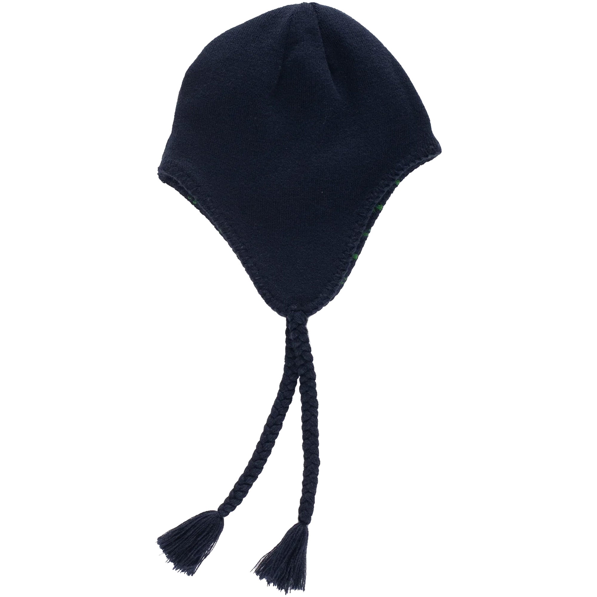Pop Trading Company Reversible Earflap Beanie Navy/Juniper