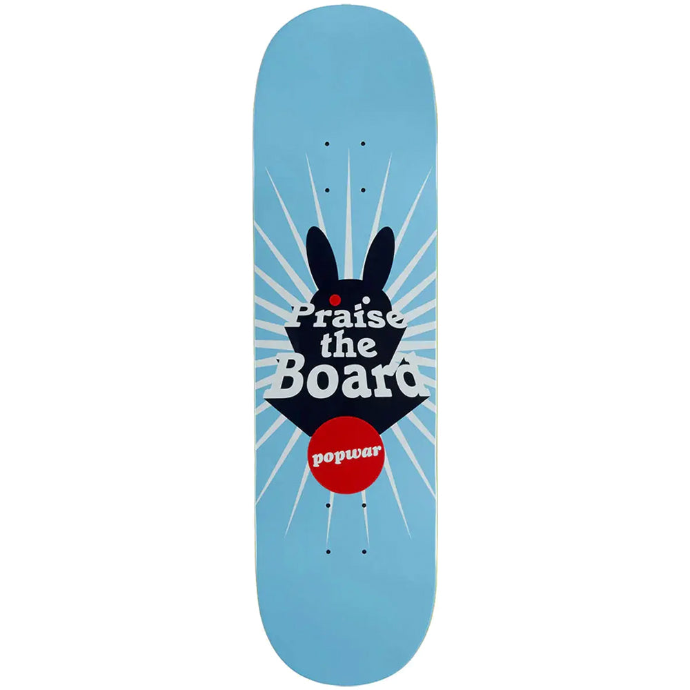 Popwar Praise the Boards Skateboard Deck 8.25"