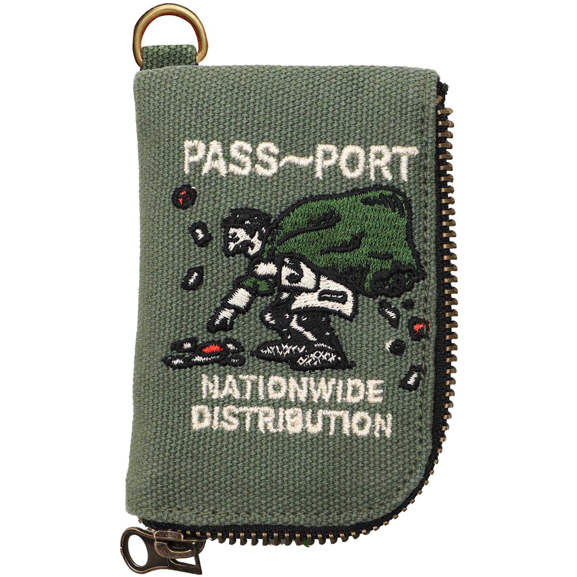 Pass~Port Distribution Coin Pouch Elm Green