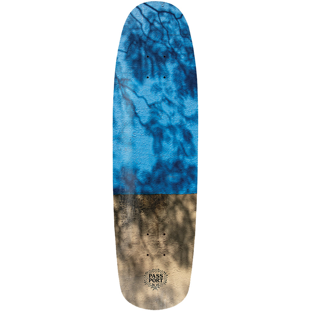 Pass~Port Wall Board Series Leafy Blues Softie Skateboard Deck 8.625"